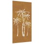 Adorno de pared de jardín acero corten diseño palmera 105x55 cm von , Poster, Drucke und visuelle Kunst - Ref: Foro24-824485,...