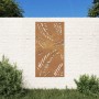 Adorno de pared de jardín acero corten diseño de hoja 105x55 cm von , Poster, Drucke und visuelle Kunst - Ref: Foro24-824493,...