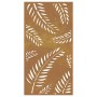 Adorno de pared de jardín acero corten diseño de hoja 105x55 cm von , Poster, Drucke und visuelle Kunst - Ref: Foro24-824493,...