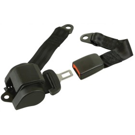 Carpoint Cinturón de seguridad de 3 puntos automático negro by , Vehicle seat belts - Ref: Foro24-439340, Price: 52,45 €, Dis...