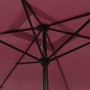 Sombrilla de jardín con palo de metal rojo burdeos 300x200 cm von , Sonnenschirme - Ref: Foro24-44503, Preis: 66,01 €, Rabatt: %