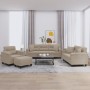 Juego de sofás con cojines 4 piezas tela microfibra gris taupé de , Sofás - Ref: Foro24-3202308, Precio: 894,86 €, Descuento:...