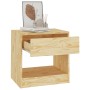 Mesitas de noche 2 uds madera maciza de pino 40x31x40 cm de , Mesitas de noche - Ref: Foro24-808064, Precio: 65,64 €, Descuen...
