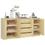 Armarios auxiliares 3 unidades madera maciza de pino de , Aparadores - Ref: Foro24-3094812, Precio: 270,31 €, Descuento: %