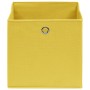 Cajas de almacenaje 4 uds tela amarillo 32x32x32 cm von , Aufbewahrungskörbe - Ref: Foro24-288365, Preis: 25,31 €, Rabatt: %