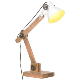 Lámpara de mesa industrial redonda blanca 58x18x90 cm E27 by , Lamps - Ref: Foro24-320554, Price: 44,21 €, Discount: %