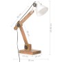 Lámpara de mesa industrial redonda blanca 58x18x90 cm E27 by , Lamps - Ref: Foro24-320554, Price: 44,21 €, Discount: %