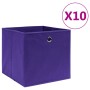 Cajas de almacenaje 10 uds tela no tejida morado 28x28x28 cm | Foro24.es | Tu tienda online para hogar, jardín y más Foro24.es