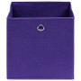 Cajas de almacenaje 10 uds tela no tejida morado 28x28x28 cm | Foro24.es | Tu tienda online para hogar, jardín y más Foro24.es