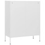 Armario de cajones de acero blanco 80x35x101,5 cm de , Cajoneras - Ref: Foro24-336206, Precio: 192,72 €, Descuento: %