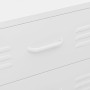 Armario de cajones de acero blanco 80x35x101,5 cm de , Cajoneras - Ref: Foro24-336206, Precio: 192,72 €, Descuento: %