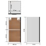 Armario colgante cocina “Lyon” madera ingeniería negro von , Küchenschränke - Ref: Foro24-801245, Preis: 52,95 €, Rabatt: %