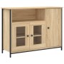 Aparador de madera de ingeniería roble Sonoma 100x35x75 cm by , Sideboards - Ref: Foro24-835510, Price: 100,41 €, Discount: %