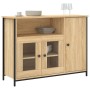 Aparador de madera de ingeniería roble Sonoma 100x35x75 cm by , Sideboards - Ref: Foro24-835510, Price: 100,41 €, Discount: %