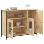 Aparador de madera de ingeniería roble Sonoma 100x35x75 cm by , Sideboards - Ref: Foro24-835510, Price: 100,41 €, Discount: %