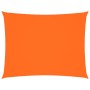 Toldo de vela rectangular tela Oxford naranja 3x4 m