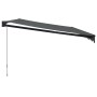 Toldo retráctil aluminio y tela gris antracita 5x3 m by , Awnings - Ref: Foro24-3154465, Price: 340,11 €, Discount: %