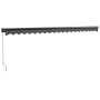 Toldo retráctil aluminio y tela gris antracita 5x3 m by , Awnings - Ref: Foro24-3154465, Price: 340,11 €, Discount: %