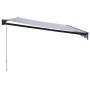 Toldo retráctil aluminio y tela azul y blanco 5x3 m von , Markisen - Ref: Foro24-3154450, Preis: 314,60 €, Rabatt: %