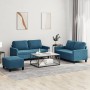 Juego de sofás con cojines 3 piezas terciopelo azul von , Sofas - Ref: Foro24-3201515, Preis: 525,27 €, Rabatt: %