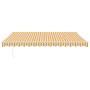 Toldo retráctil automático amarillo y blanco 4,5x3 m von , Markisen - Ref: Foro24-3154484, Preis: 383,45 €, Rabatt: %