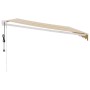 Toldo retráctil automático amarillo y blanco 4,5x3 m von , Markisen - Ref: Foro24-3154484, Preis: 383,45 €, Rabatt: %