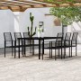 Juego de comedor de jardín 7 piezas negro von , Gartensets - Ref: Foro24-3099201, Preis: 489,75 €, Rabatt: -5%%