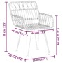 Juego de comedor de jardín 7 piezas ratán sintético de , Conjuntos de jardín - Ref: Foro24-3157864, Precio: 641,08 €, Descuen...