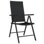 Juego de comedor para jardín 7 piezas negro by , Garden sets - Ref: Foro24-3099105, Price: 564,91 €, Discount: %