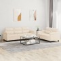 Juego de sofás con cojines 2 piezas tela microfibra beige de , Sofás - Ref: Foro24-3202343, Precio: 625,04 €
