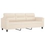 Juego de sofás con cojines 2 piezas tela microfibra beige by , Sofas - Ref: Foro24-3202355, Price: 632,13 €, Discount: %