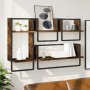 Estantes pared barras 4 pzas madera de ingeniería roble ahumado von , Regale und Regale - Ref: Foro24-836310, Preis: 54,26 €,...