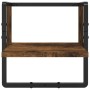 Estantes pared barras 4 pzas madera de ingeniería roble ahumado von , Regale und Regale - Ref: Foro24-836310, Preis: 54,26 €,...