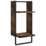 Estantes pared barras 4 pzas madera de ingeniería roble ahumado von , Regale und Regale - Ref: Foro24-836310, Preis: 54,26 €,...