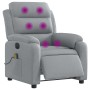 Sillón reclinable de masaje eléctrico tela gris claro von , Sessel - Ref: Foro24-3204968, Preis: 261,25 €, Rabatt: %