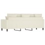 Sofá de 3 plazas terciopelo color crema 180 cm von , Sofas - Ref: Foro24-359321, Preis: 317,30 €, Rabatt: -5%%
