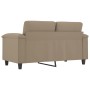 Sofá de 2 plazas de tela microfibra gris taupe 120 cm by , Sofas - Ref: Foro24-359555, Price: 245,25 €, Discount: %