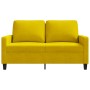 Sofá de 2 plazas terciopelo amarillo 120 cm von , Sofas - Ref: Foro24-359195, Preis: 207,35 €, Rabatt: -5%%