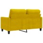 Sofá de 2 plazas terciopelo amarillo 120 cm von , Sofas - Ref: Foro24-359195, Preis: 207,35 €, Rabatt: -5%%