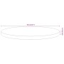 Tablero de mesa redondo madera maciza de acacia Ø40x3,8 cm