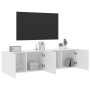Muebles para TV de pared 2 unidades blanco 80x30x41 cm von , TV-Möbel - Ref: Foro24-836953, Preis: 93,68 €, Rabatt: %