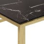 Mesa de centro dorada acero inoxidable y vidrio templado de , Mesas de centro - Ref: Foro24-349948, Precio: 177,45 €, Descuen...