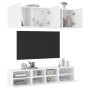 Muebles de TV de pared 5 piezas madera de ingeniería blanco von , TV-Möbel - Ref: Foro24-3216511, Preis: 159,02 €, Rabatt: %