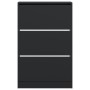 Zapatero de madera de ingeniería negro 80x21x125,5 cm by , Shoe racks and shoe organizers - Ref: Foro24-839925, Price: 131,25...