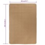 Alfombra de yute con reverso de látex 200x300 cm by , Rugs - Ref: Foro24-343583, Price: 136,67 €, Discount: %
