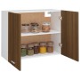 Armario colgante “Lyon” madera ingeniería roble ahumado by , Kitchen cabinets - Ref: Foro24-815590, Price: 68,67 €, Discount: %