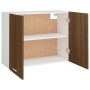Armario colgante “Lyon” madera ingeniería roble ahumado by , Kitchen cabinets - Ref: Foro24-815590, Price: 68,67 €, Discount: %
