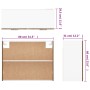 Armario colgante “Lyon” madera ingeniería roble ahumado by , Kitchen cabinets - Ref: Foro24-815590, Price: 68,67 €, Discount: %
