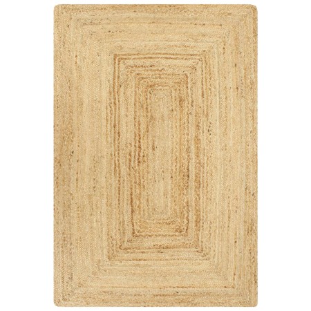 Alfombra de yute tejida a mano natural 160x230 cm by , Rugs - Ref: Foro24-133730, Price: 122,22 €, Discount: %