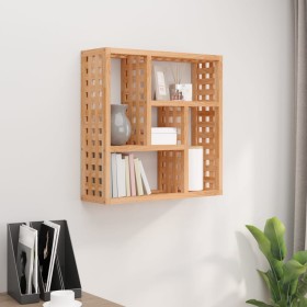 Comprar Estante de pared madera maciza nogal